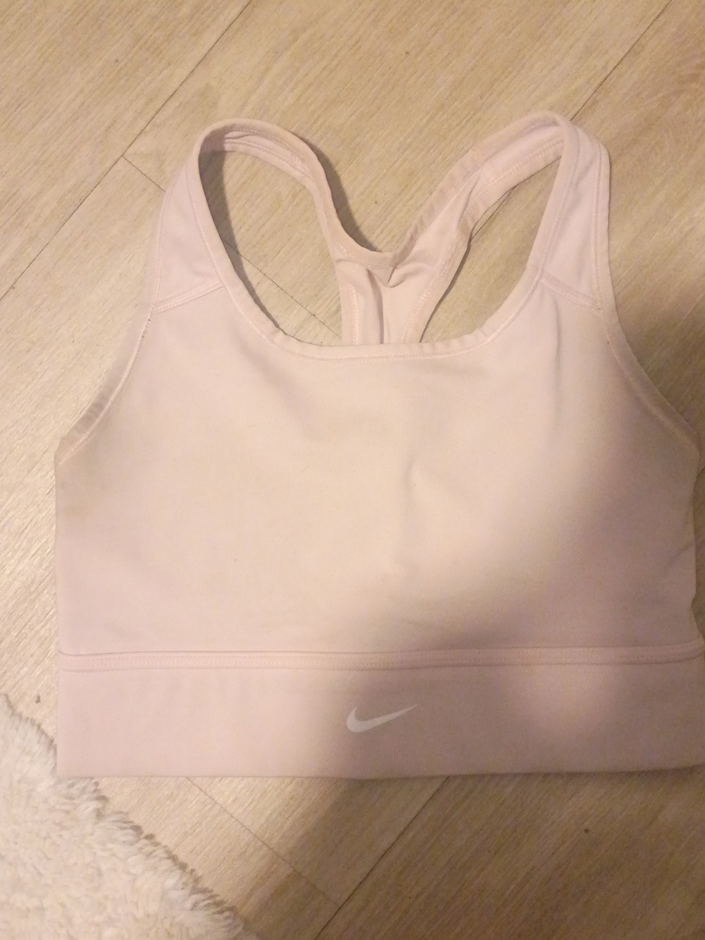 Nike Pale Pink Racerback Sports Bra